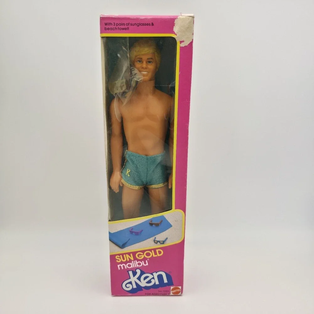 Mattel  Sun Gold Malibu Ken NIB  1983